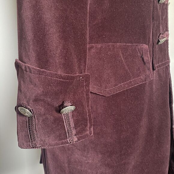 Jimi Hendrix style Black Velvet Stage Coat from Rock & Roll Religion Size S - Picture 7 of 13